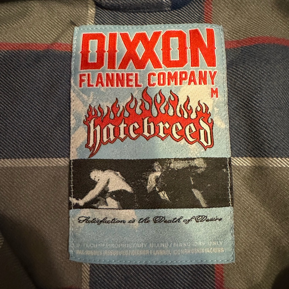 Dixxon Hatebreed Flannel Men’s Size Medium - Picture 2 of 2